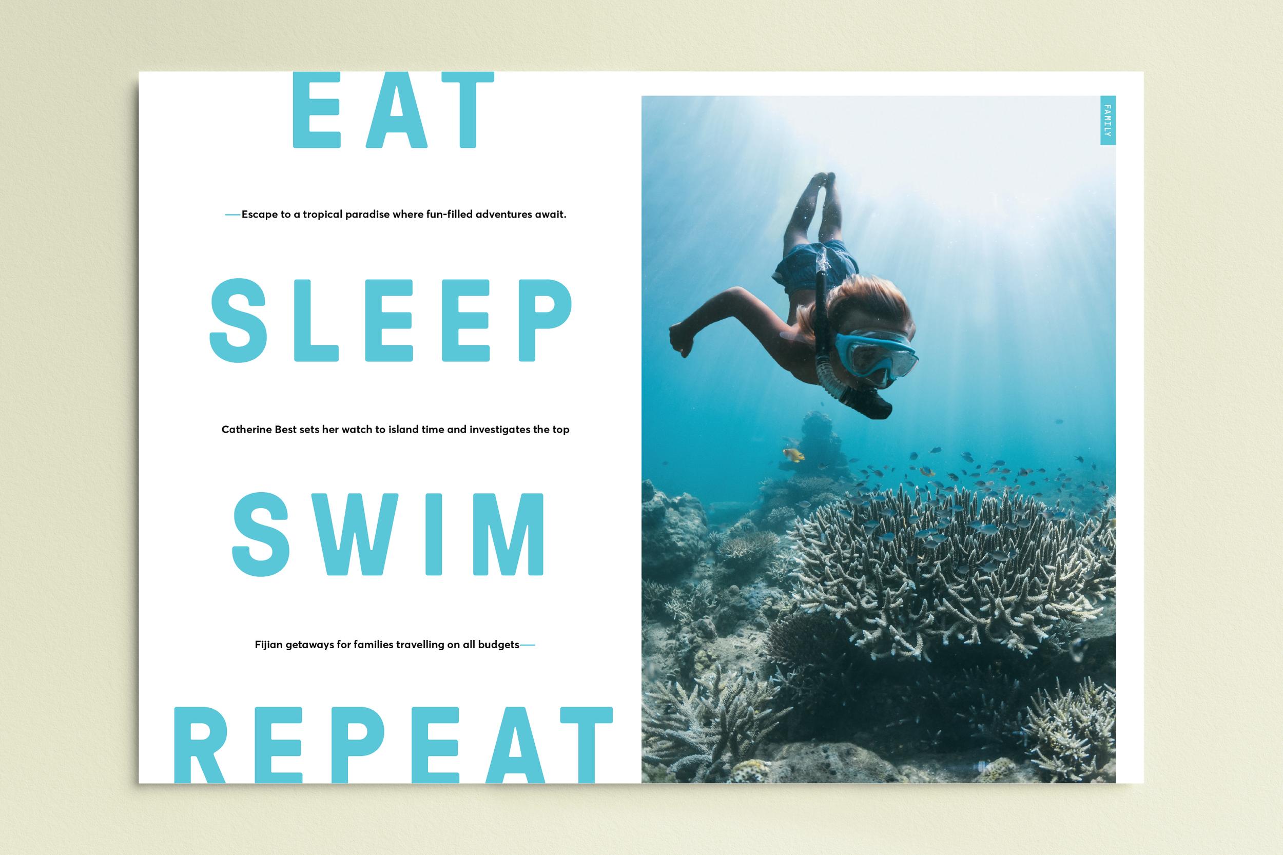 Jetstar magazine spread