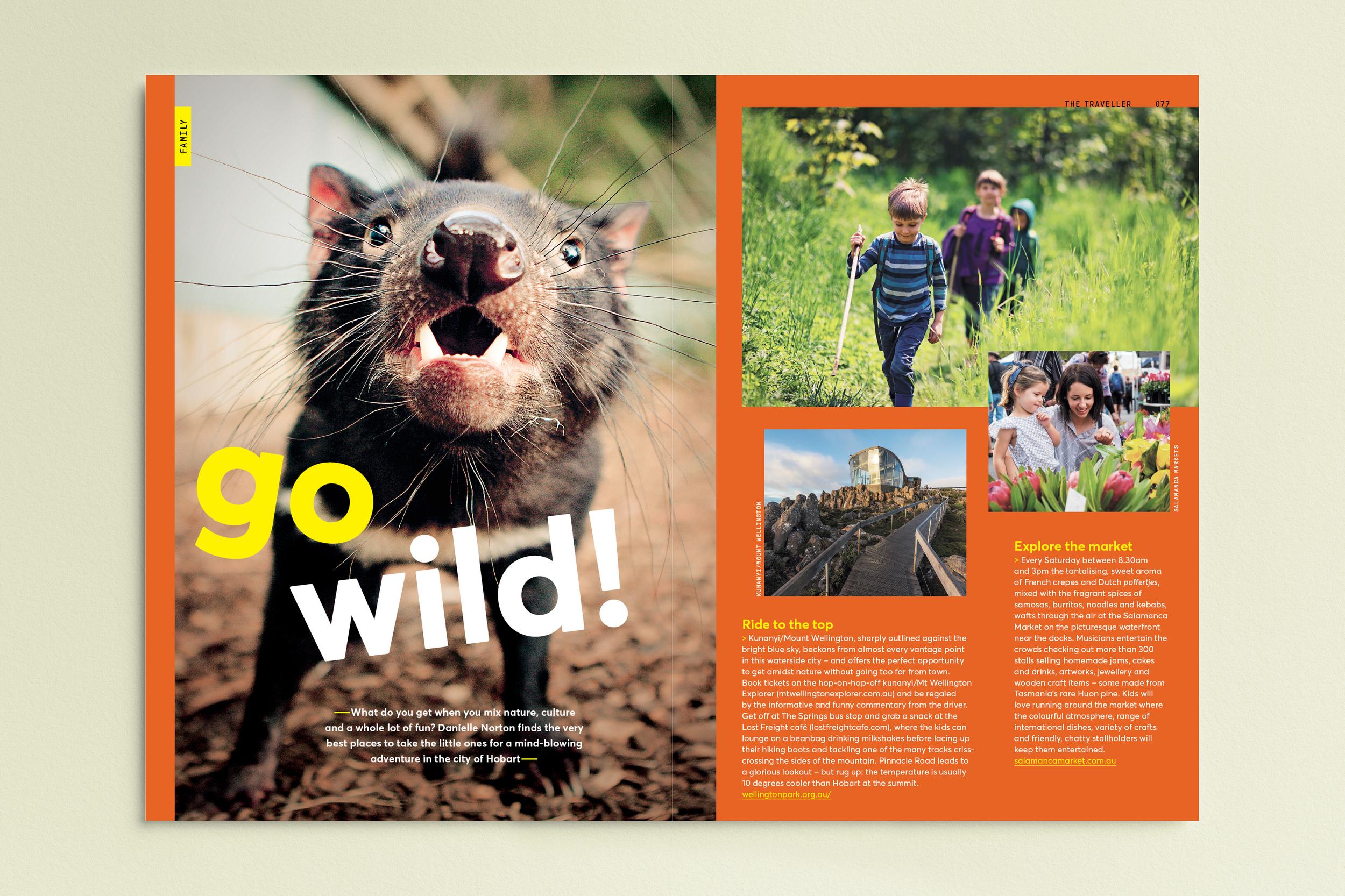 Jetstar magazine spread