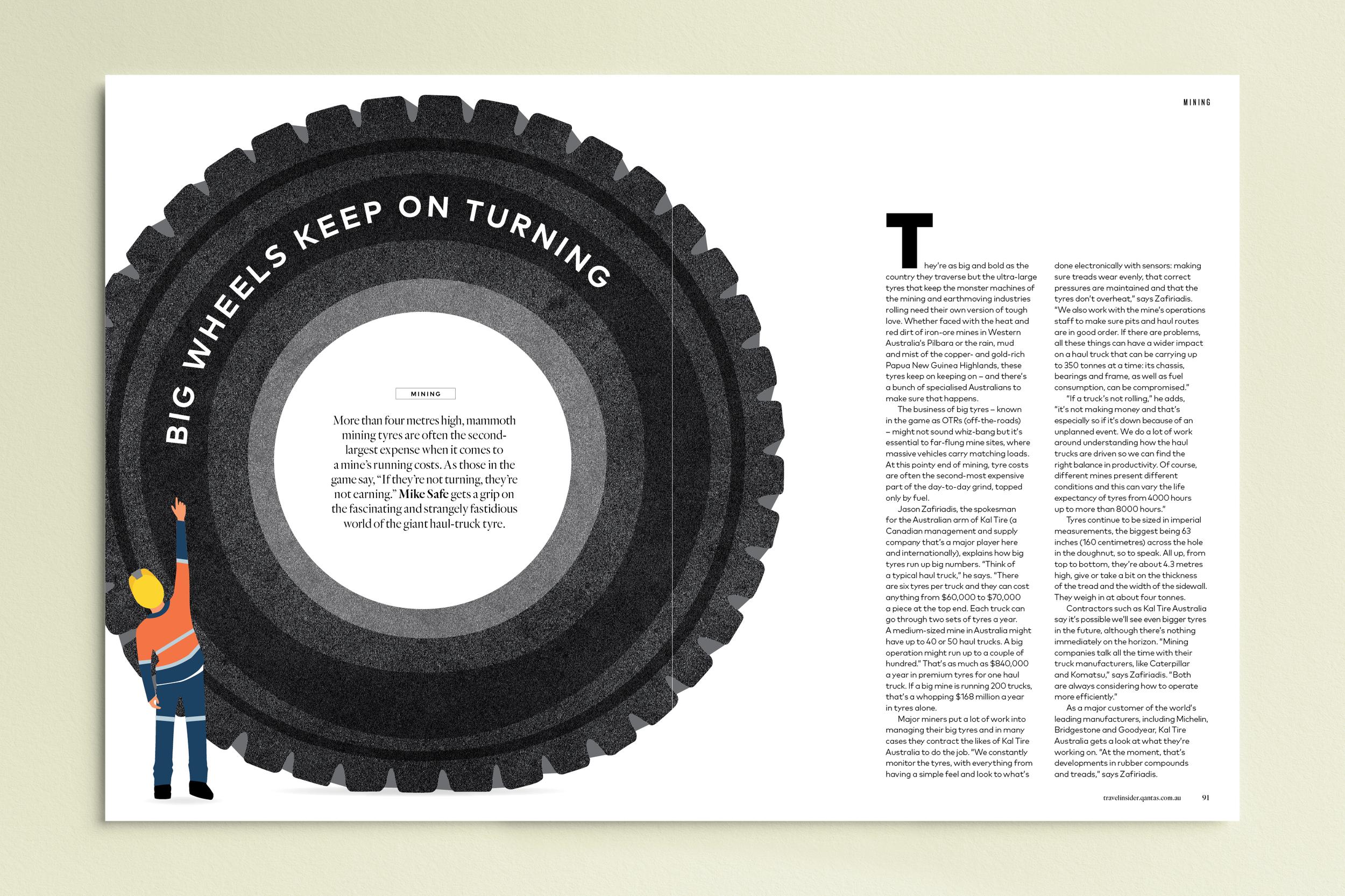 Spirit magazine spread