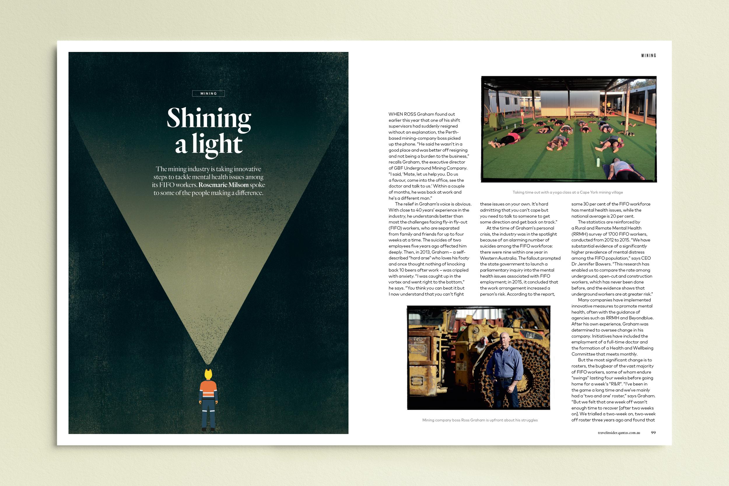 Spirit magazine spread