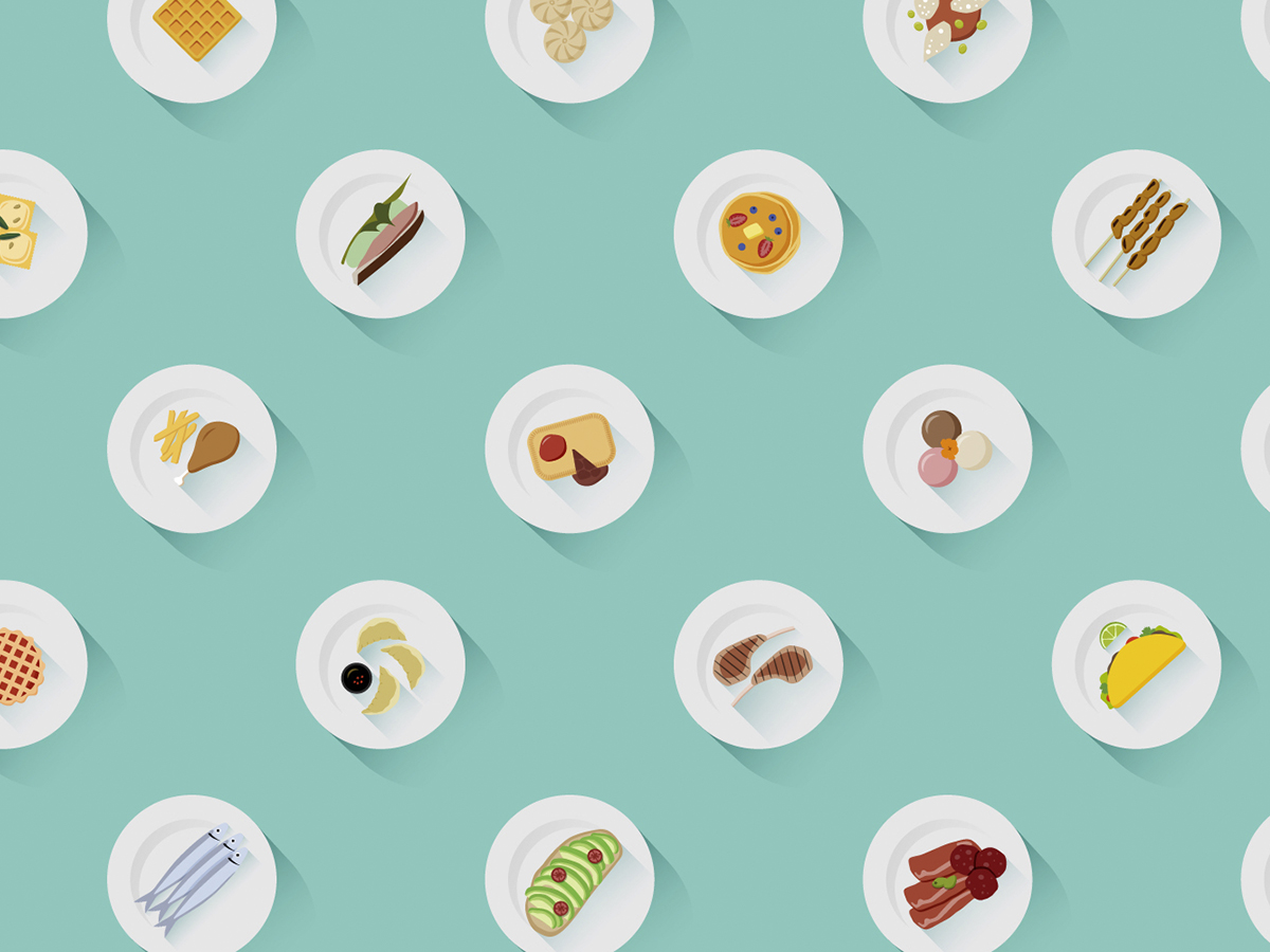 Food illustration series